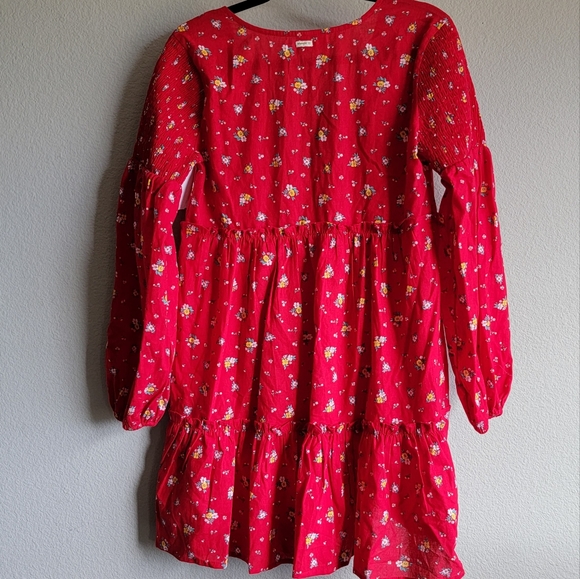 Billabong x Wrangler Floral Balloon Sleeves Mini Dress - Picture 3 of 7